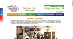 Desktop Screenshot of fabiolaskids.com